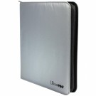 Ultra PRO 12-Pocket Zippered PRO-Binder: Silver Made With Fire Resistant Materials thumbnail