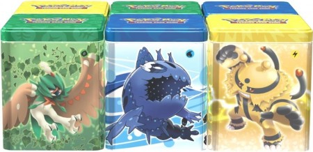 Pokémon TCG - Stacking Tin - 3 pack artset
