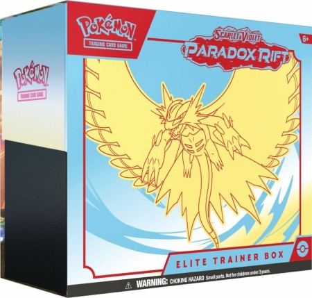 Pokémon Scarlet and Violet: Paradox Rift Elite Trainer Box Roaring Moon