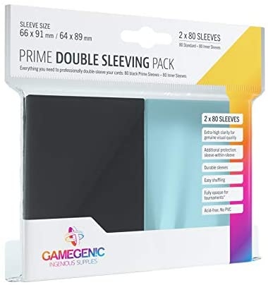 Gamegenic Prime double sleeving pack 2x80
